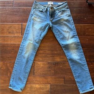 FRAME le garçon jeans, medium blue wash, size 24